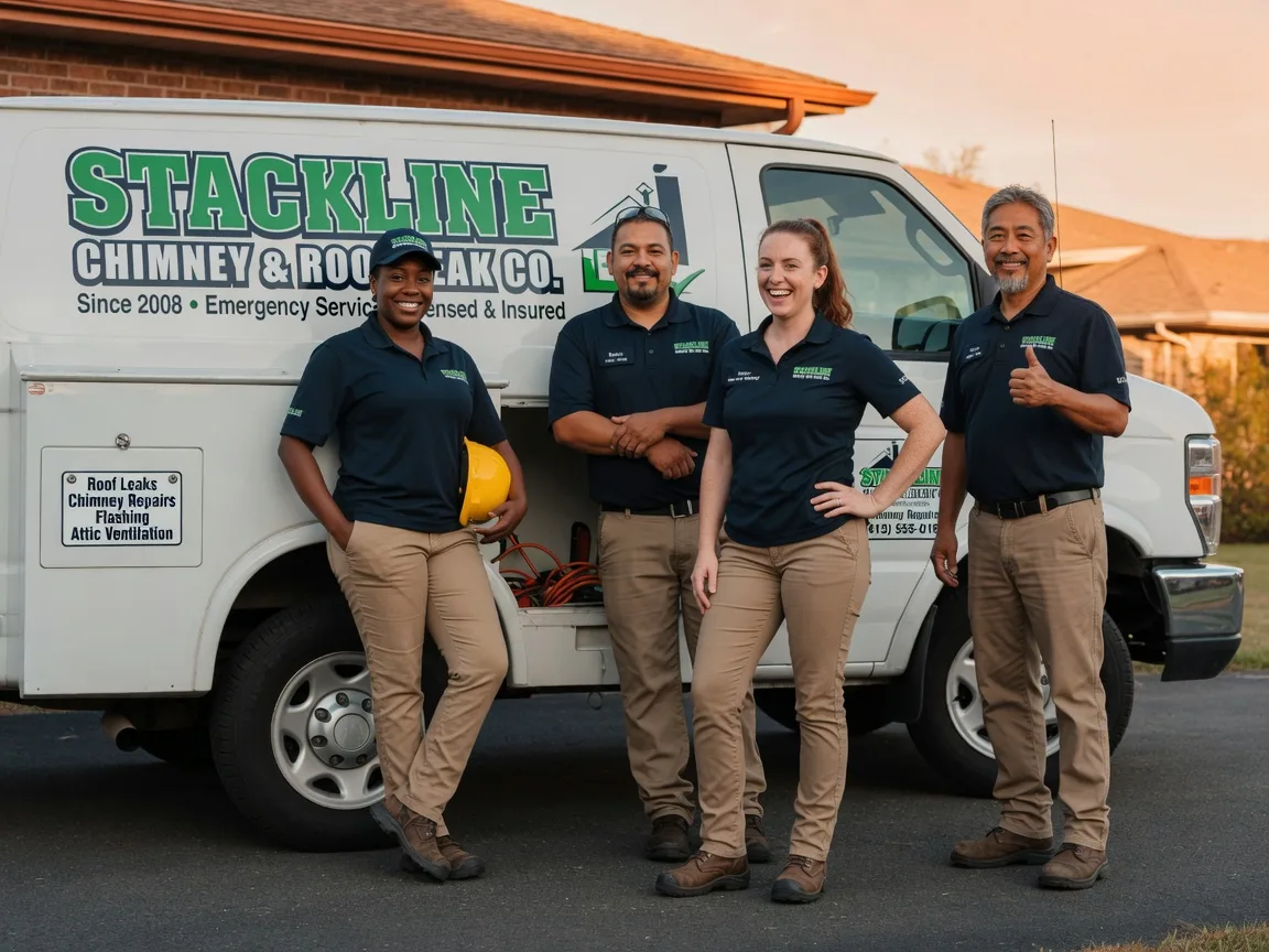 Chimney flashing repair company in Mascot, TN